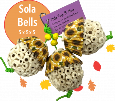 Sola Bells! Parrot Toy-For Small to Medium Birds